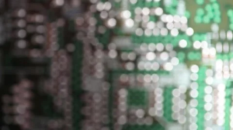 Pan Circuit Board Stock Footage 48052965