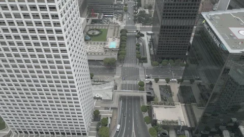 Pan up on the city of angels Stock Footage 285259696