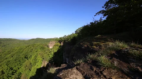 Pan on a cliff 스톡 동영상 37887123