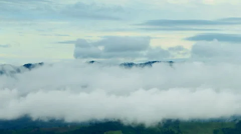 Pan cloud mountain landscape time lapse 库存影片 41100740