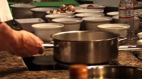 Pan Cooking Video stock 44360238