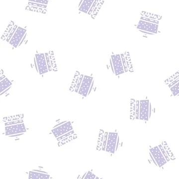 Pan for cooking glyph vector seamless pattern 库存插图
