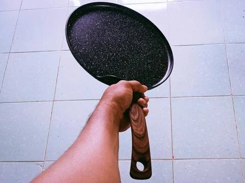 The pan does not stick Stock Photos