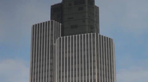 Pan Down London Office Block Vídeo Stock 39205659