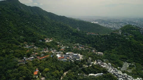 Pan Down, Looking At Largo do Boticário, 4k Stock Footage 240045204
