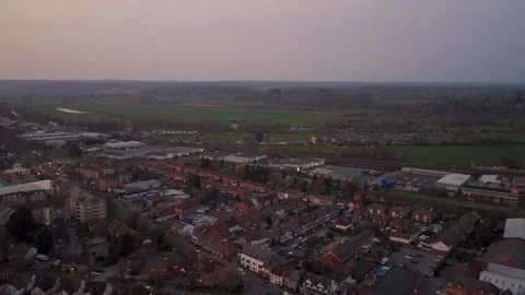 Pan down over Reading West 스톡 동영상 334608275