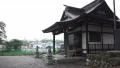 Pan Of The Empty Courtyard Of A Shinto Shrine In Fussa Tokyo 4K 4k or 4k+ Resolution
