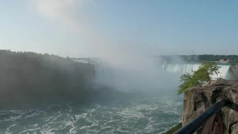Pan to horshoe falls Stock Footage 251880821