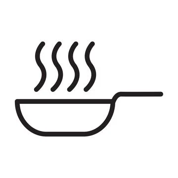 Pan icon vector for graphic design, logo, website, social media, mobile app, Stock Illustration