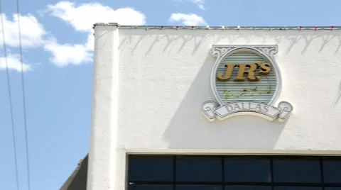 Pan of Jr's Bar and Grill in Dallas Texas Stock Footage 51553006