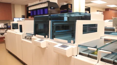 Pan of lab Video stock 53881497