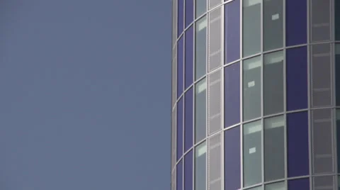 Pan Up Large Building/Offices Vídeo Stock 39199873