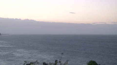 PAN Left Isabela Beach Puerto Rico Stock Footage 1340356