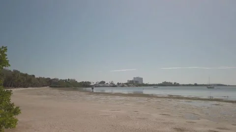 Pan left to right at Maximo Beach Park in St. Petersburg, FL Stock Footage 254831922