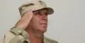 Pan Left View Salute Military Desert Camouflage Suit Peace Keeping Army Forces 4k or 4k+ Resolution