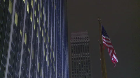 Pan to Madison Square Garden. MSG Building. Madison Square Garden Building. Vídeos de archivo 48858691