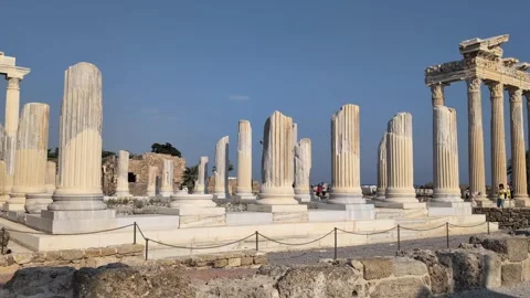 Pan of the magnificent Temple of Apollo, Side, Turkey Stockbeeldmateriaal 315159165