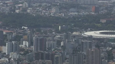 Pan of Maracana stadium Stock Footage 50980055