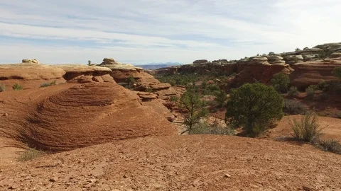 Pan in Moab, Utah Stock Footage 87992439