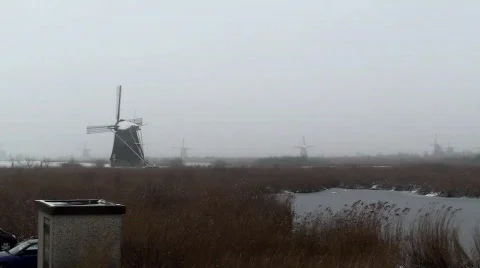 Pan molens04 Video stock 611426