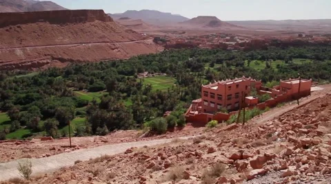 Pan to Moroccan City Stock Footage 52934046