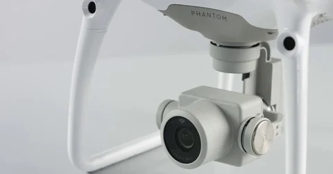 Pan movement footage of phantom 4 drone dji Stock Footage 76995558