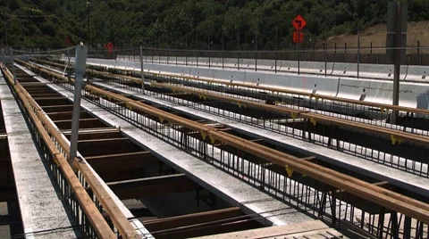 Pan to mulholland bridge Stock-Footage 7761559