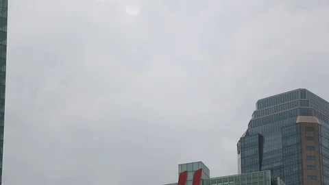 Pan from NTUC Centre to QUE Bayfront. Stock Footage 74816682