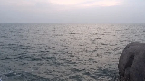 Pan Of The Ocean And Horizon 库存影片 101479853