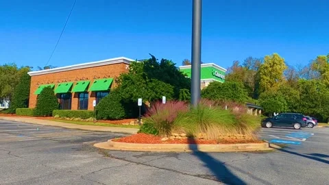 Pan of O'Charleys Restaurant Stock Footage 143122683