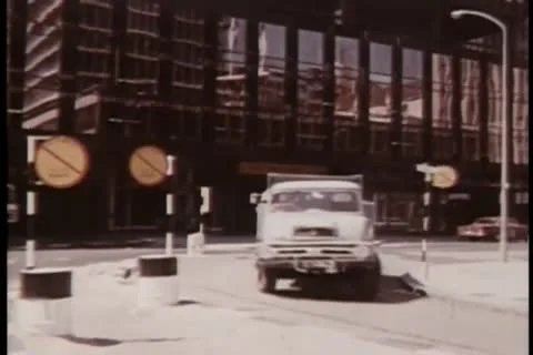 Pan up office building Stock Footage 11350409