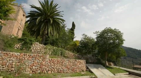 PAN of old Spanish Tower. Stock Footage 58799840