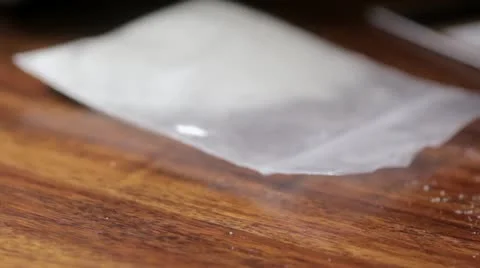 Pan over cocaine Video stock 19060794