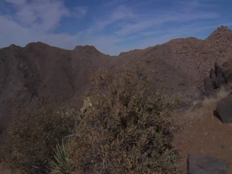 Pan Over Desert Landscape Stock Footage 50438783