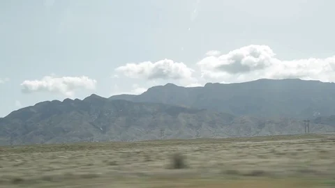  Pan over desert landscape  Stock Footage 81755060