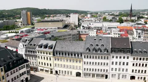 Pan over Gera 스톡 동영상 11515611