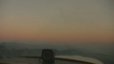 PAN OVER TO PILOT RIGHT-EYE Stock Footage 285803
