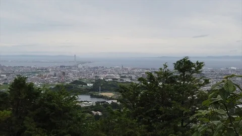 Pan Over Wakayama Stock Footage 113903743