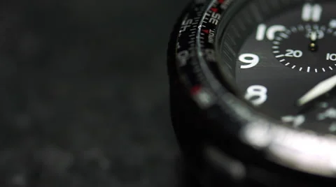 Pan Over A Wrist Watch Stock Footage 63159376