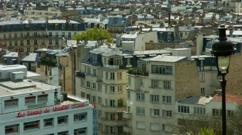 Pan on paris Stock Footage 50547618