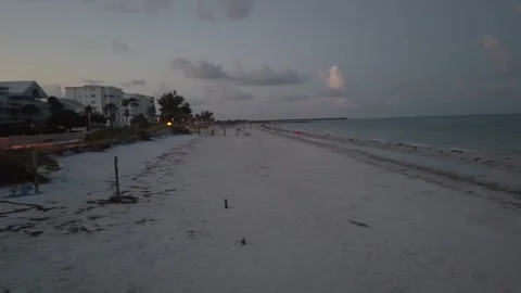 Pan of Pass a Grille Beach at St. Pete, Beach, Florida. Stock Footage 250114787