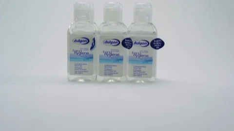 Pan Up Pocket Disinfect Stock Footage 126016173