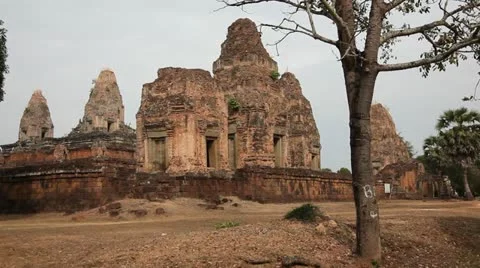 Pan of Pre Rup Stock Footage 12434856