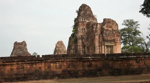 Pan of Pre Rup Stock Footage 12435124