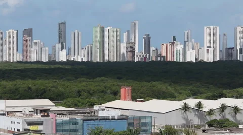Pan from Recife Stock Footage 50388695