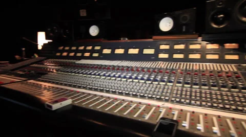 Pan of Recording Studio As 08 스톡 동영상 35208237
