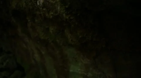 Pan to reveal waterfall Stock Footage 44231022