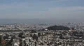 Pan Right Downtown Cityscape from Above, San Francisco Bay Aerial View Skyline HD Footage