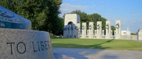 Pan Right to Left of Pillars and Pacific Pavilion (Shot on RED) Stock Footage 101265624