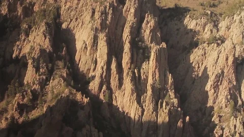 Pan of Sandia Mountain Range Stock Footage 81754631
